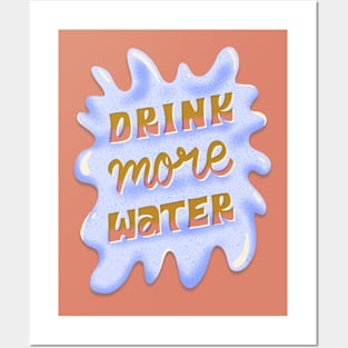 Drink More Water Posters and Art